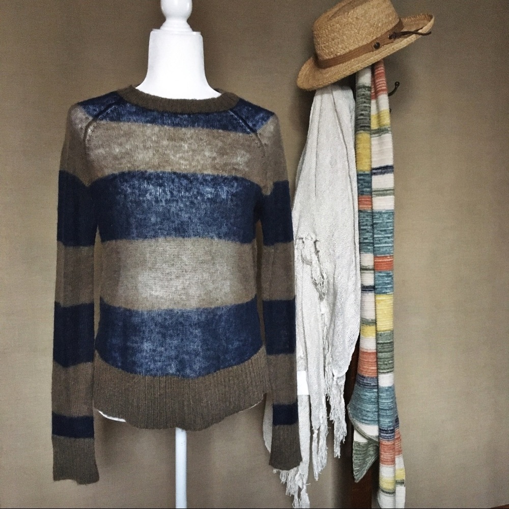 Patterson J. Kincaid Valli Crewneck Sweater Sz Med